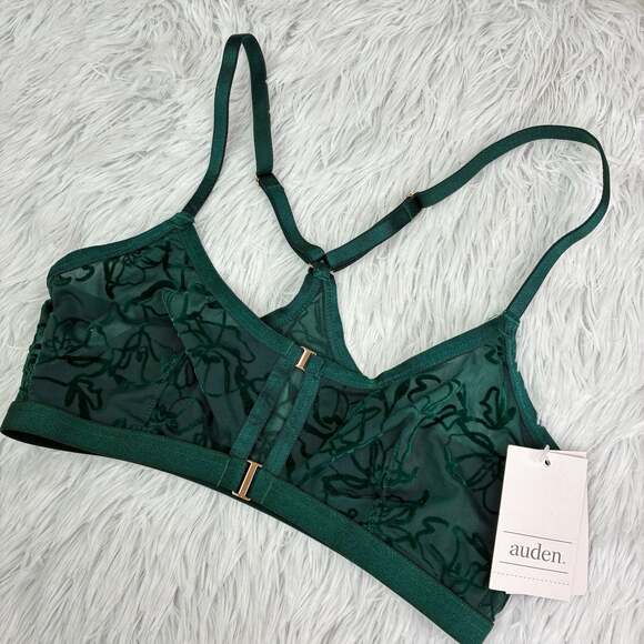 Auden Smooth Unlined Wire-free Racerback Bralette Intimate Women’s XS New - Picture 2 of 8